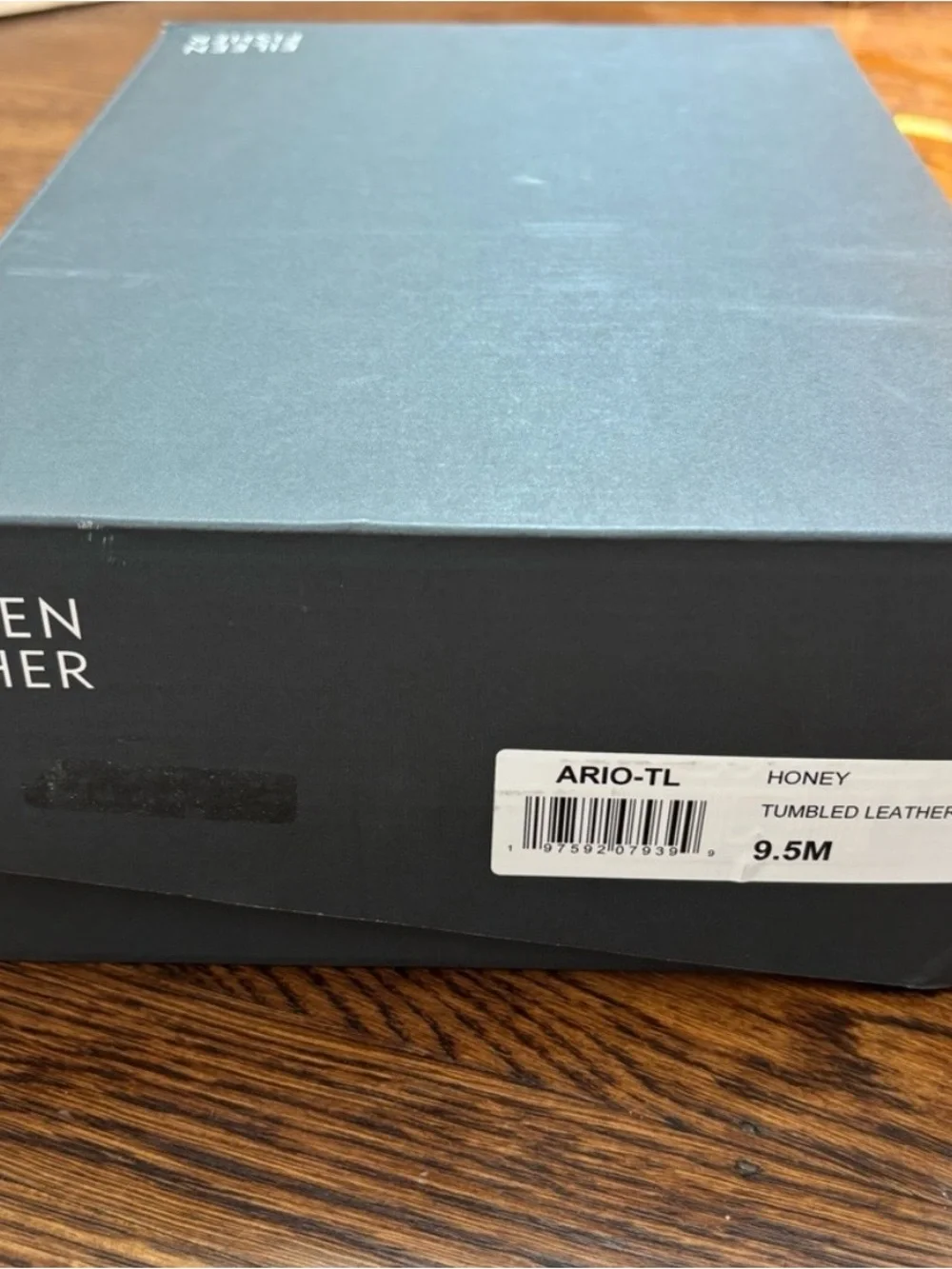 Eileen Fisher Ario Tan Leather wedge Sandals New in Box